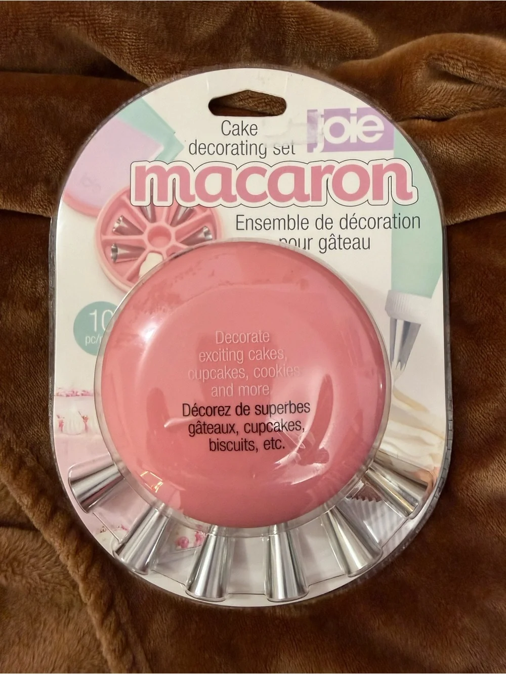 Joie Pink Macaron Cake Piping Set